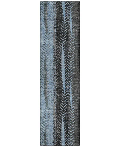 Addison Chantille Acn693 2'3"x7'6" Runner Area Rug In Blue