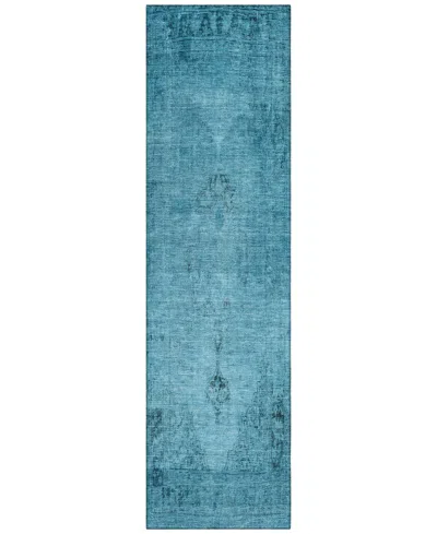 Addison Chantille Acn658 2'3"x7'6" Runner Area Rug In Blue