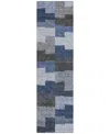 Addison Chantille Acn659 2'3"x7'6" Runner Area Rug In Blue