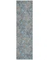 Addison Chantille Acn677 2'3"x7'6" Runner Area Rug In Blue