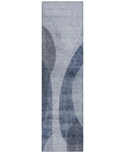 Addison Chantille Acn657 2'3"x7'6" Runner Area Rug In Blue