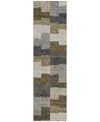 Addison Chantille Machine Washable Acn659 2'3"x7'6" Runner Area Rug In Brown