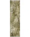 Addison Chantille Acn725 2'3"x7'6" Runner Area Rug In Brown