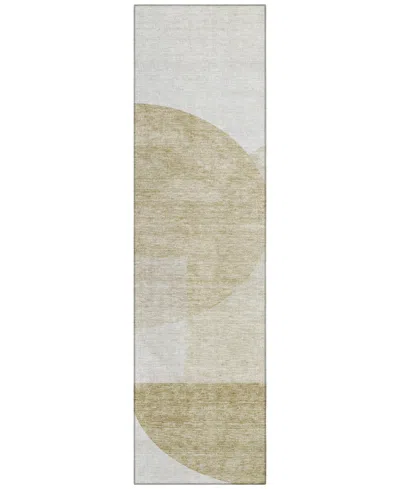 Addison Chantille Acn678 2'3"x7'6" Runner Area Rug In Brown