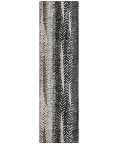 Addison Chantille Acn693 2'3"x7'6" Runner Area Rug In Brown
