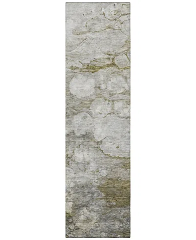 Addison Chantille Acn698 2'3"x7'6" Runner Area Rug In Brown