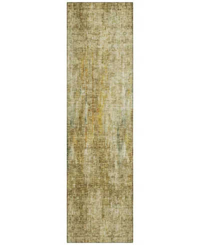 Addison Chantille Acn655 2'3"x7'6" Runner Area Rug In Brown