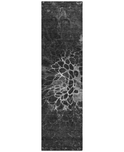 Addison Chantille Acn652 2'3"x7'6" Runner Area Rug In Charcoal