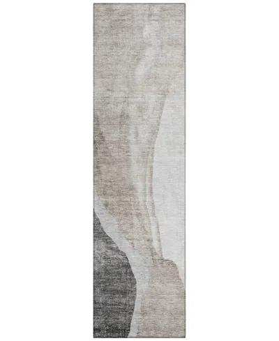 Addison Chantille Acn667 2'3"x7'6" Runner Area Rug In Charcoal