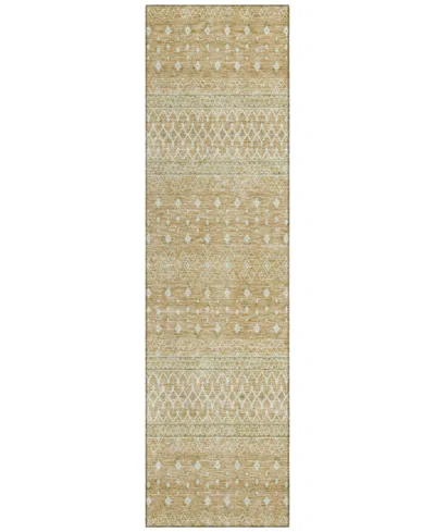 Addison Chantille Acn709 2'3"x7'6" Runner Area Rug In Copper
