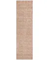 Addison Chantille Acn703 2'3"x7'6" Runner Area Rug In Coral