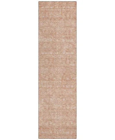 Addison Chantille Acn703 2'3"x7'6" Runner Area Rug In Coral