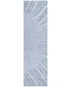 Addison Chantille Acn668 2'3"x7'6" Runner Area Rug In Denim