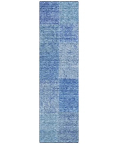 Addison Chantille Acn664 2'3"x7'6" Runner Area Rug In Denim
