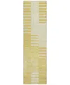 Addison Chantille Acn686 2'3"x7'6" Runner Area Rug In Gold