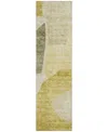 Addison Chantille Acn665 2'3"x7'6" Runner Area Rug In Gold