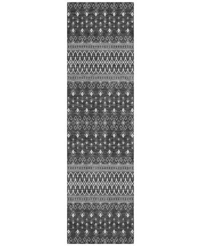 Addison Chantille Acn708 2'3"x7'6" Runner Area Rug In Gray