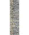 Addison Chantille Acn704 2'3"x7'6" Runner Area Rug In Gray