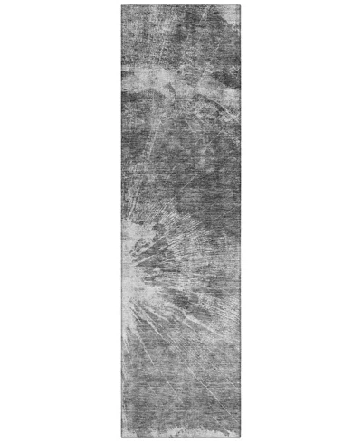 Addison Chantille Acn719 2'3"x7'6" Runner Area Rug In Gray