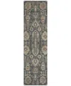 Addison Chantille Acn697 2'3"x7'6" Runner Area Rug In Gray