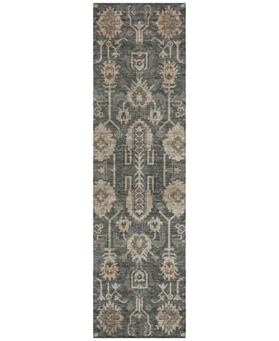 Addison Chantille Acn697 2'3"x7'6" Runner Area Rug In Gray