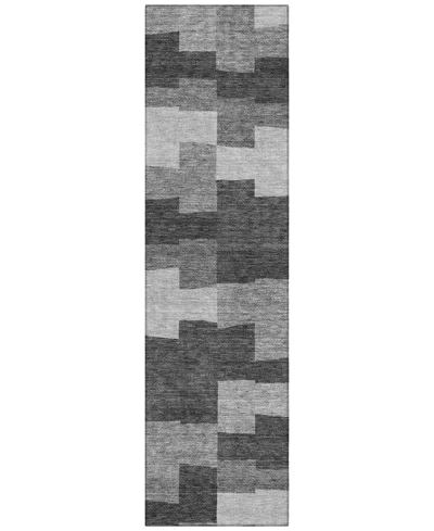 Addison Chantille Acn659 2'3"x7'6" Runner Area Rug In Gray