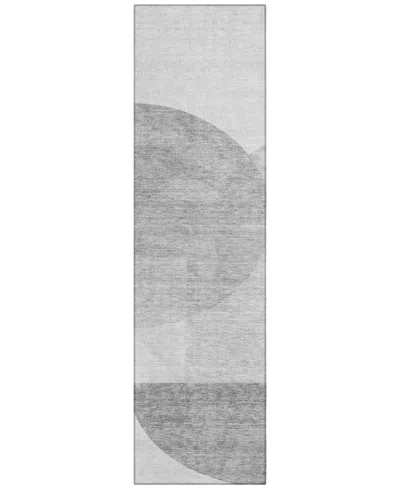 Addison Chantille Acn678 2'3"x7'6" Runner Area Rug In Gray