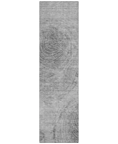Addison Chantille Acn713 2'3"x7'6" Runner Area Rug In Gray