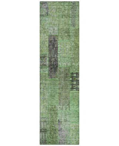 Addison Chantille Acn669 2'3"x7'6" Runner Area Rug In Green