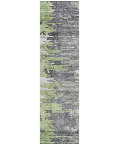 Addison Chantille Acn704 2'3"x7'6" Runner Area Rug In Green