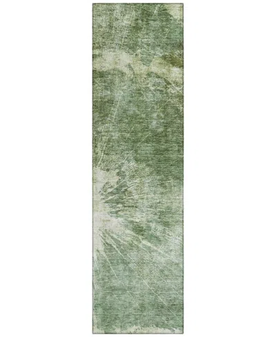 Addison Chantille Acn719 2'3"x7'6" Runner Area Rug In Green