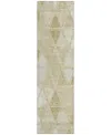Addison Chantille Acn722 2'3"x7'6" Runner Area Rug In Khaki