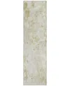 Addison Chantille Acn724 2'3"x7'6" Runner Area Rug In Khaki
