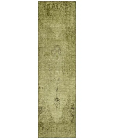 Addison Chantille Acn658 2'3"x7'6" Runner Area Rug In Khaki