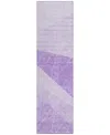 Addison Chantille Acn706 2'3"x7'6" Runner Area Rug In Lavender