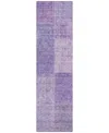 Addison Chantille Acn664 2'3"x7'6" Runner Area Rug In Lavender