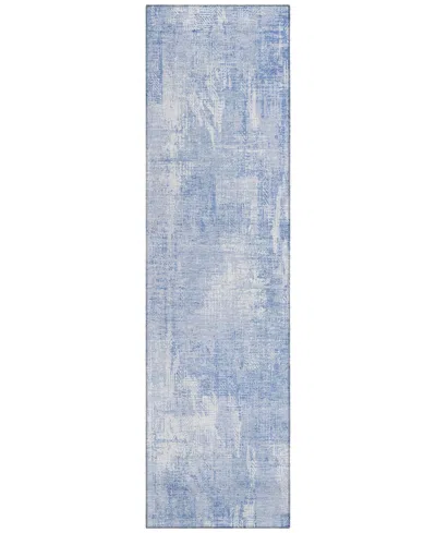 Addison Chantille Acn725 2'3"x7'6" Runner Area Rug In Mist