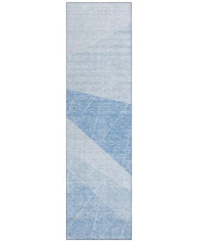 Addison Chantille Acn706 2'3"x7'6" Runner Area Rug In Mist