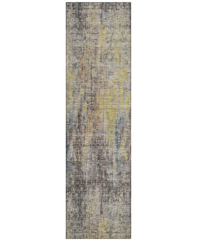 Addison Chantille Acn655 2'3"x7'6" Runner Area Rug In Mocha