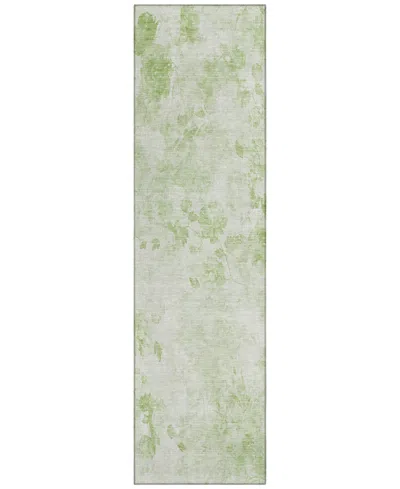 Addison Chantille Acn724 2'3"x7'6" Runner Area Rug In Moss