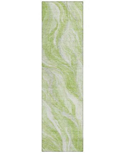 Addison Chantille Acn720 2'3"x7'6" Runner Area Rug In Moss