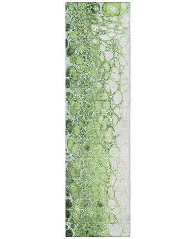 Addison Chantille Acn707 2'3"x7'6" Runner Area Rug In Moss