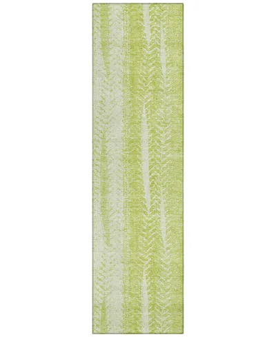 Addison Chantille Acn694 2'3"x7'6" Runner Area Rug In Moss