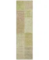 Addison Chantille Machine Washable Acn664 2'3"x7'6" Runner Area Rug In Moss
