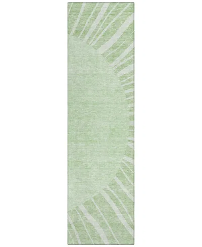 Addison Chantille Acn668 2'3"x7'6" Runner Area Rug In Moss
