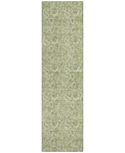Addison Chantille Acn662 2'3"x7'6" Runner Area Rug In Moss