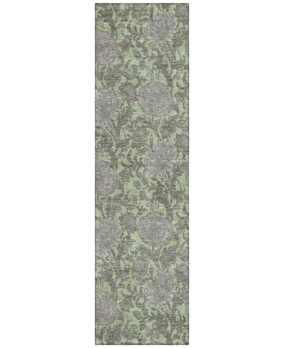 Addison Chantille Acn677 2'3"x7'6" Runner Area Rug In Moss