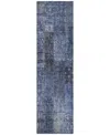 Addison Chantille Acn669 2'3"x7'6" Runner Area Rug In Navy