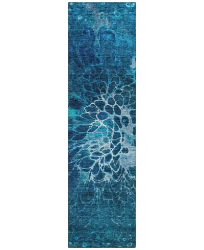 Addison Chantille Acn652 2'3"x7'6" Runner Area Rug In Navy