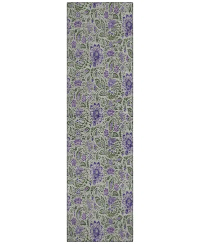 Addison Chantille Acn660 2'3"x7'6" Runner Area Rug In Olive